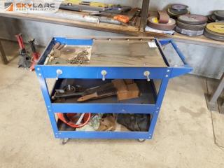 Three Tier Steel Workshop Trolley