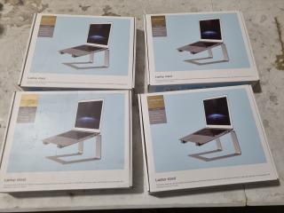 4x Aluminum Laptop Stands