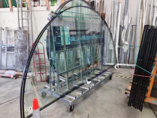 Workshop Glass, Board, Panel, Sheet Trolley