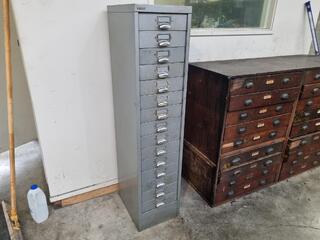 15-Drawer Steel Drawer Cabinet by Harvey