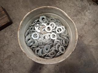 Lot of Hot Dip Galvanised Washers 