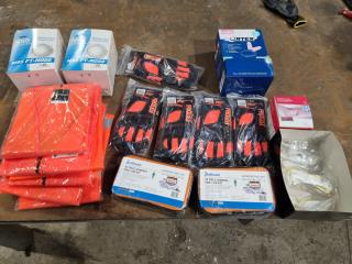Assorted Workshop Safety Gear, First Aid, & More