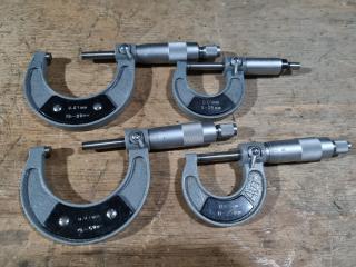 4x Outside Micrometers