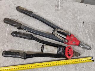 2x Long Arm Riveters