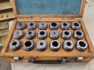 18-Piece ER32 Chuck Collet Set, Metric & Imperial Sizes