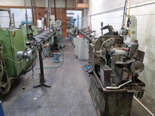 2 x Index-Werke Cam Lathes with Bar Feeders