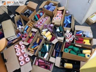 150+ Industrial Size Spools of Sewing Thread, Assorted Colours