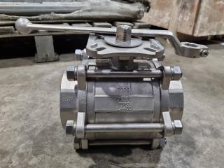 Stainless Steel Ball Valve, 100mm Flange