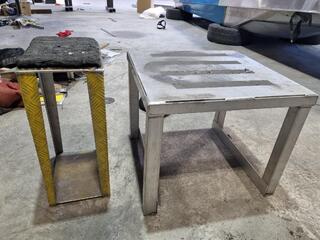 Aluminium Stand & Stool, Custom Made