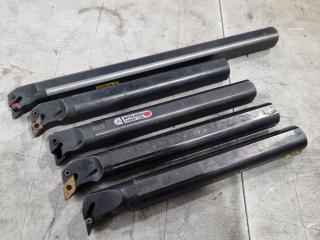 5x Assorted Lathe Boring Bars