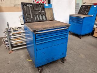 Steel Mobile Workbench Cabinet by Maxim