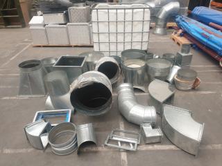 Large Bin of Duct Components