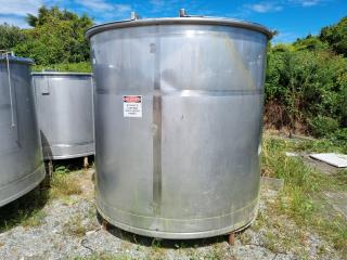 7000 Litre Stainless Tank 