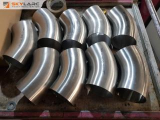 9 x 101.6mm Stainless Steel Pipe Bends