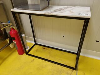 Marble Topped Cutting Table