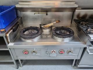 Large Double WOK Burner