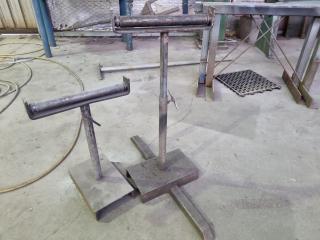 Workshop Material Support Roller Stands