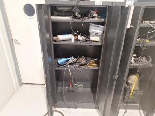 Cabinet with Electrical Components 