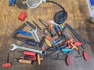 Assorted Workshop Hand Tools and Winstar ITX06 Torque Driver