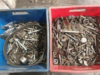 Assorted Bolts and Other Hardware 