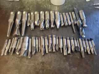 Large Lot of Milling Machine Endmills 