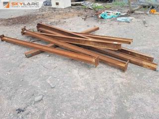 Pallet of Ibeam Steel Braces