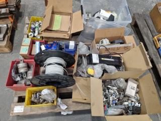 Pallet of Assorted Industrial Electrical & Electronic Components