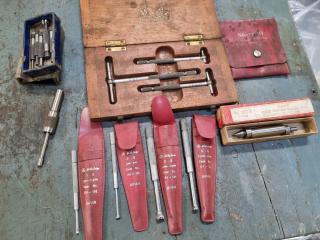 Assorted Vintage Presicion Tools by Mitutoyo & Starrett