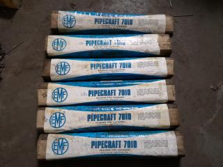 6x Vintage EMF Pipe craft 7010 Cellulose Type Welding Electrodes