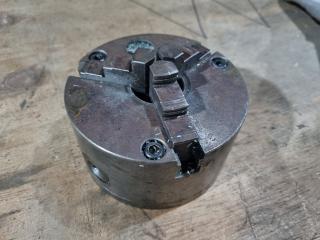 3-Jaw 125mm Dia Lathe Chuck by Burnerd