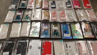 60 Assorted iPhone & Samsung Phone Cases