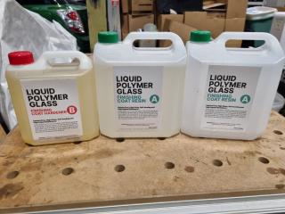 Liquid Polymer Glass Finishing Coat Resin & Hardener Set