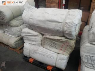 Pallet of 6 Bales of Patterned Polycotton Fabric