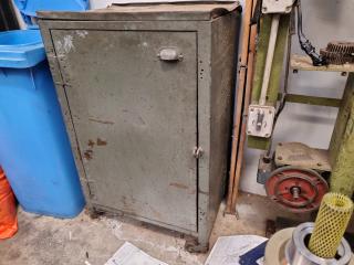 Vintage All Steel Mobile Workshop Cabinet