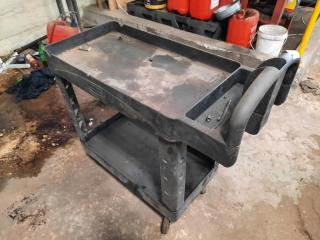 Rigid Plastic Workshop Trolley