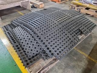 Pallet of Assorted Rubber Floor Matting