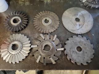 6 Milling Machine Blades 