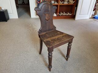 Antique Hardwood Chair