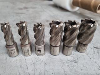 6 x Annular Cutters