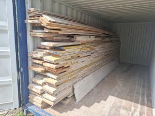 Large Lot of Foundation Boxing Timber