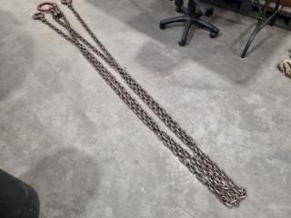 2-Leg Lifting Chain Assembly, 3.15 Ton Max Capacity