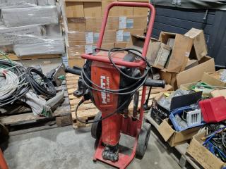 Hilti Corded Electric Jackhammer TE 3000-AVR w/ Bits & Trolley