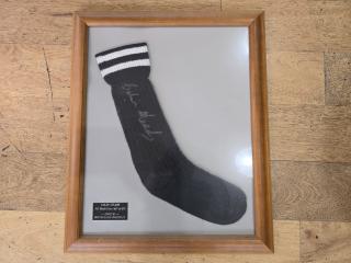 Signed Colin Meads Sock