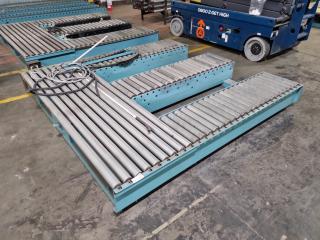 Heavy Duty Roller Powered Conveyor Platform 