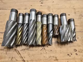 10 Large End Mills 