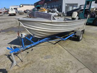 Fryan Aluminum Boat with Johnson Outboard