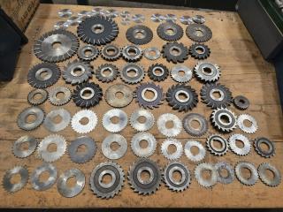 Large Lot of Blade Type Milling Cutters 