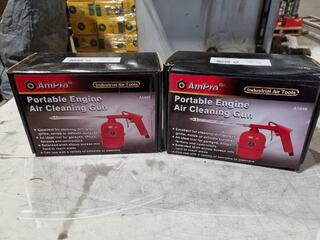 2x AmPro Portable Engine Air Cleaning Guns, New