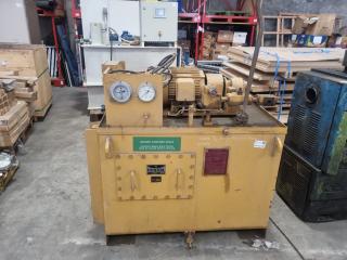 Large Uchida Hydraulic Power Pack