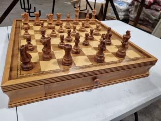 Dal Rossi Wooden Chess Set